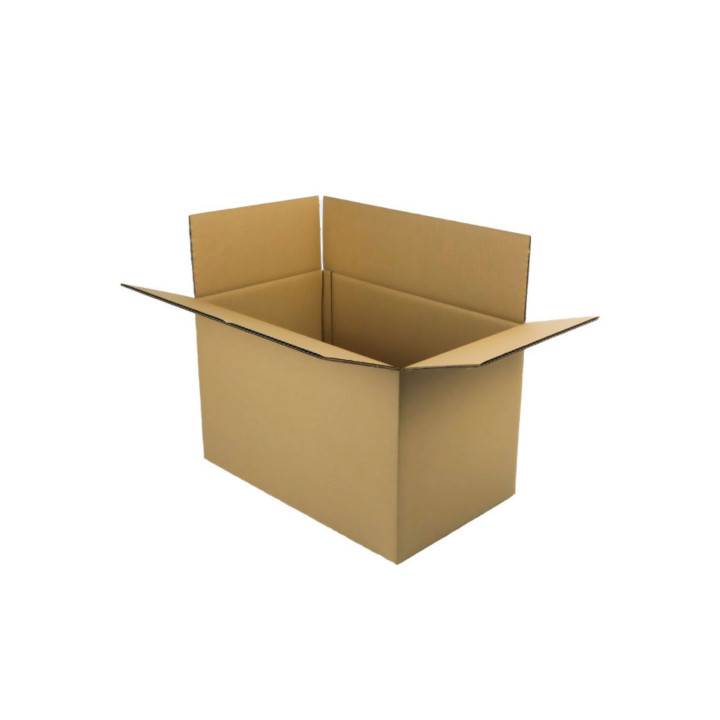 Caisse carton double cannelure 48 x 28 x 33 cm