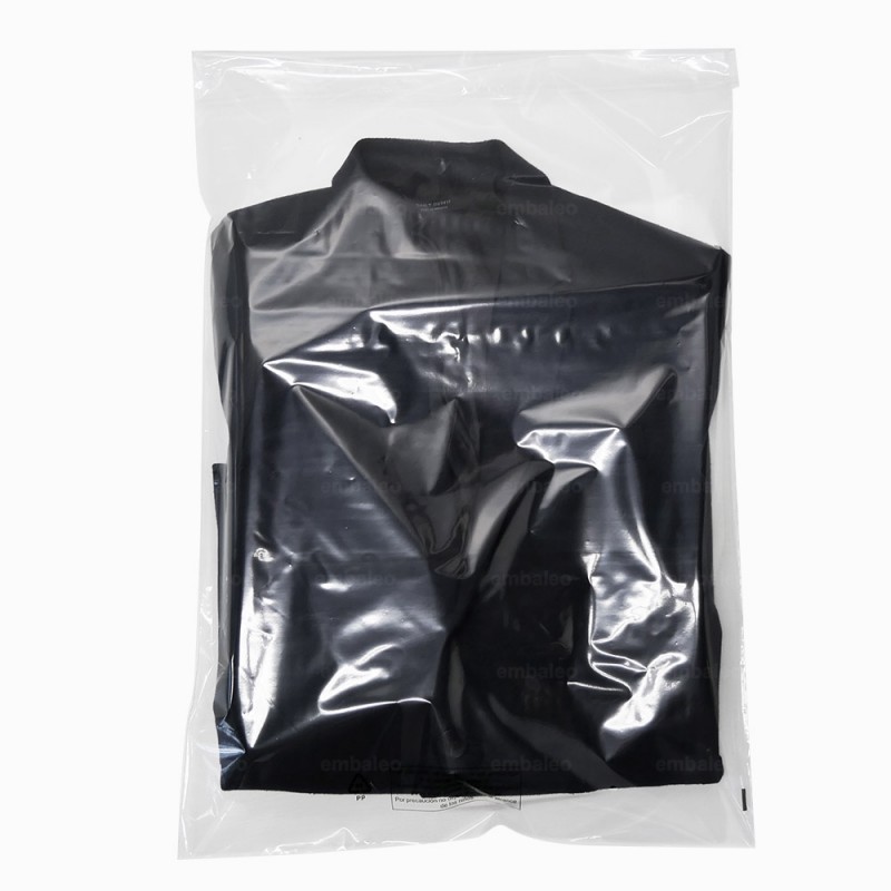 Sachet plastique pochette 40X60 zip transparent, lot 10 sacs pochons  qualité pro