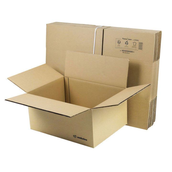 Carton double cannelure 40x30x20 cm type GALIA A13