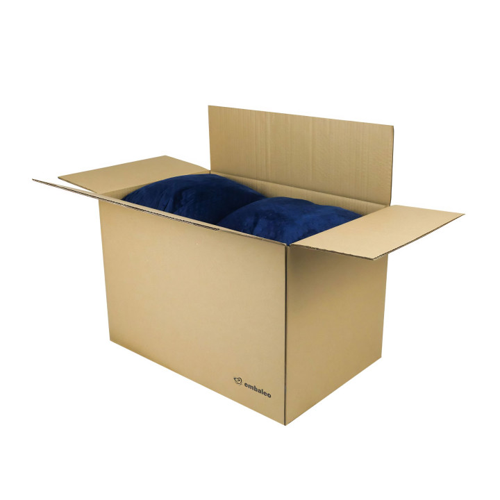 Carton double cannelure 55 x 35 x 35 cm