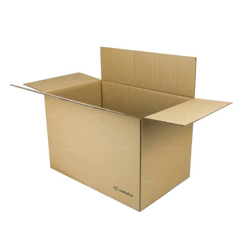 Kit de 10 cartons de déménagement 55x35x30 cm en double épaisseur