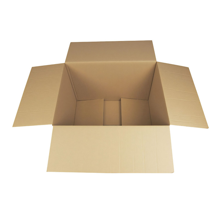 Carton double cannelure 65 x 50 x 45 cm