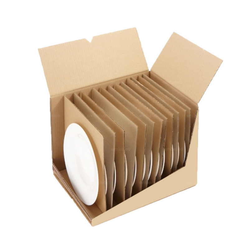 Assiette Carton Blanche standard - Le Bon Emballage