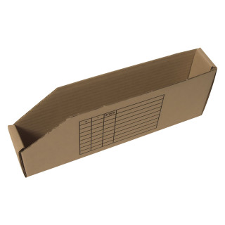 Bac de stockage carton 30 x 5 x 11 cm - 1,32 L