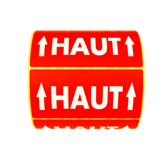 Etiquette "HAUT"