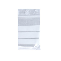 Sachets plastiques refermables zip transparent - Embaleo