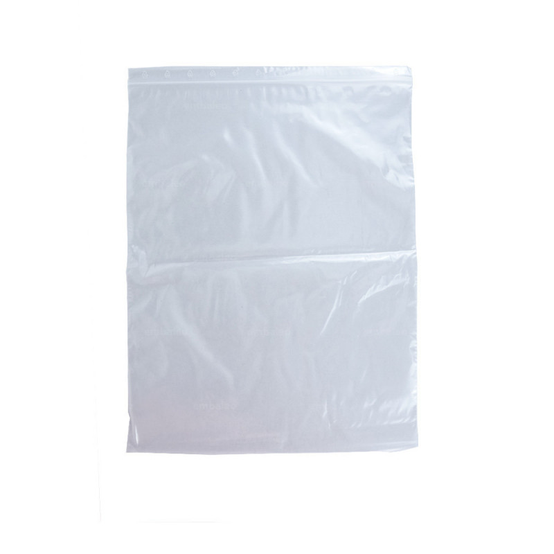 Sac poubelle basse densité 35 µ - transparent - 50 L - Carton de