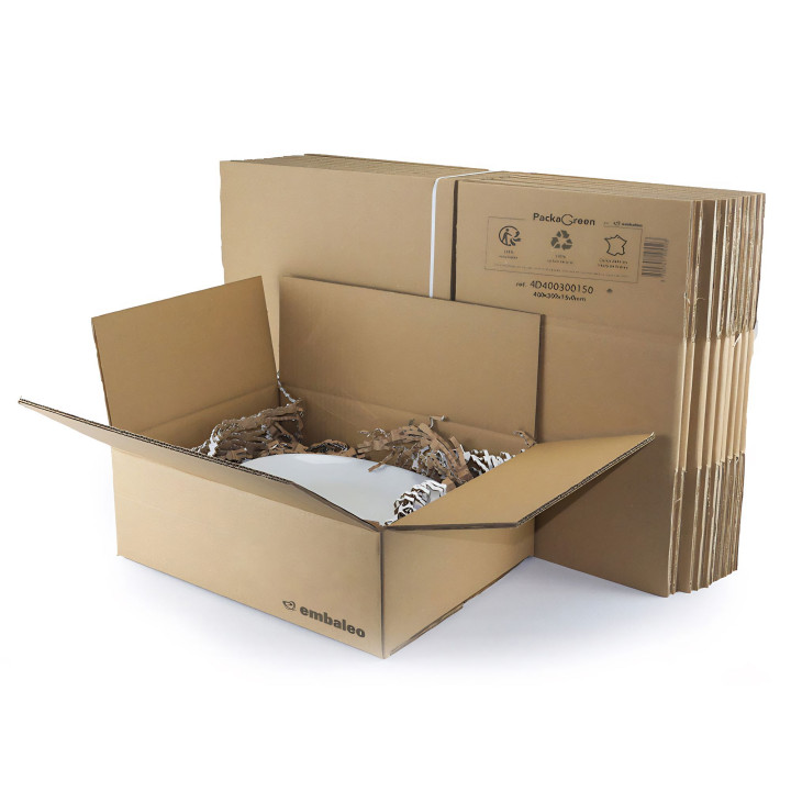 Carton double cannelure 40 x 30 x 15cm type GALIA A14