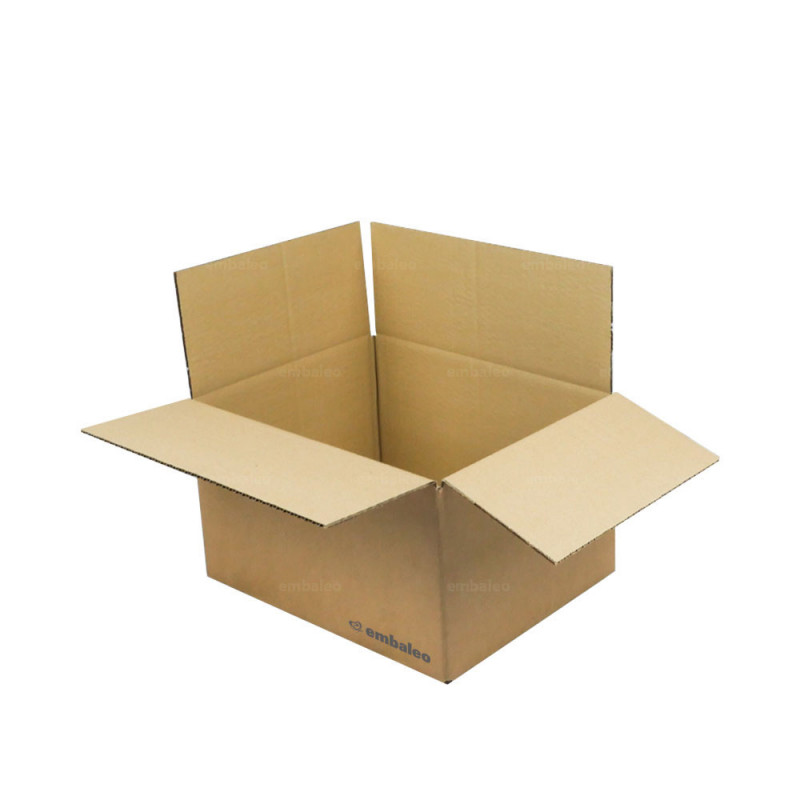 15 cartons d'emballage 20 x 15 x 9 cm - Simple cannelure - Raja