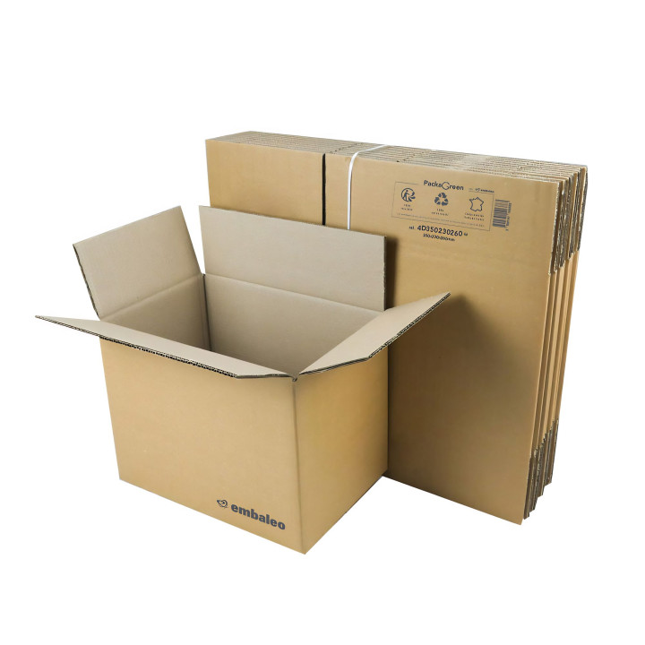 Carton double cannelure 35 x 23 x 26 cm