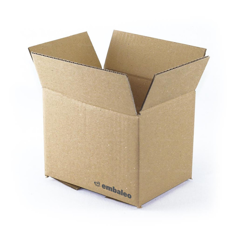 Boîte avec fermeture adhésive en carton simple cannelure brun - L.25 x l.15  x H.10 cm - Lot de 20 - Cartons de Déménagementfavorable à acheter dans  notre magasin