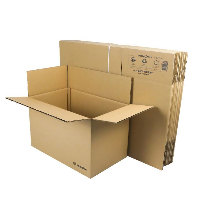 Carton double cannelure 50 x 30 x 30 cm