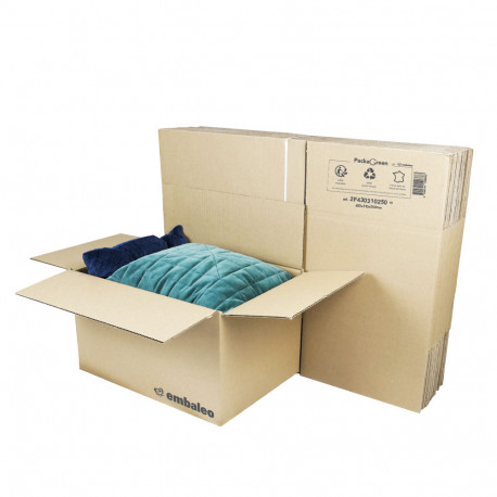 Boîte d'emballage Durable Multifonctionnel Carton Robuste Pratique  Rectangle Boîte en Carton Pour Express