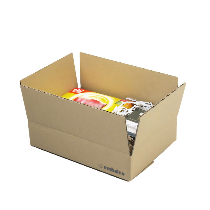 Carton standard simple cannelure 31x21.5x6 cm