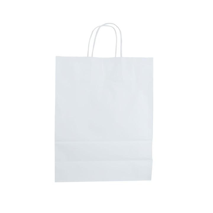 Sac kraft blanc 32 x 12 x 41 cm