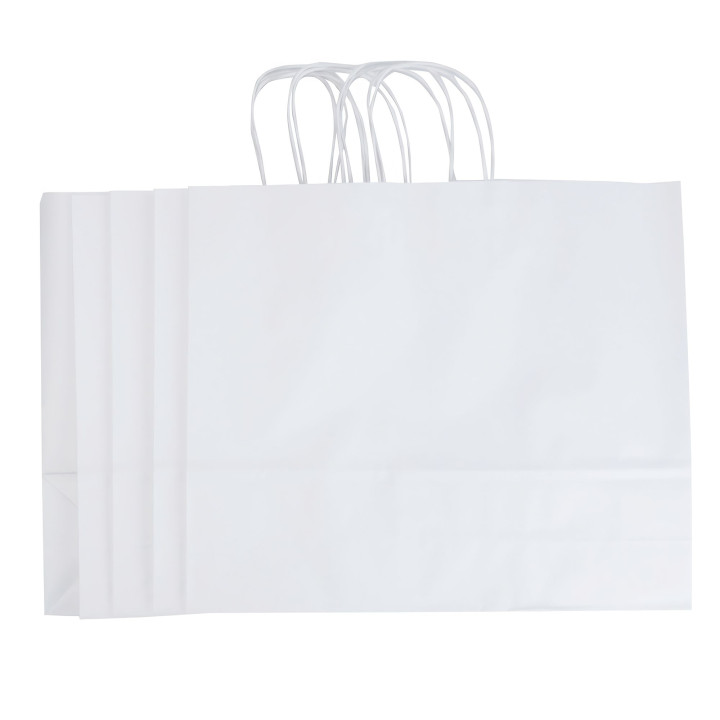 Sac kraft blanc 42 x 12 x 36 cm