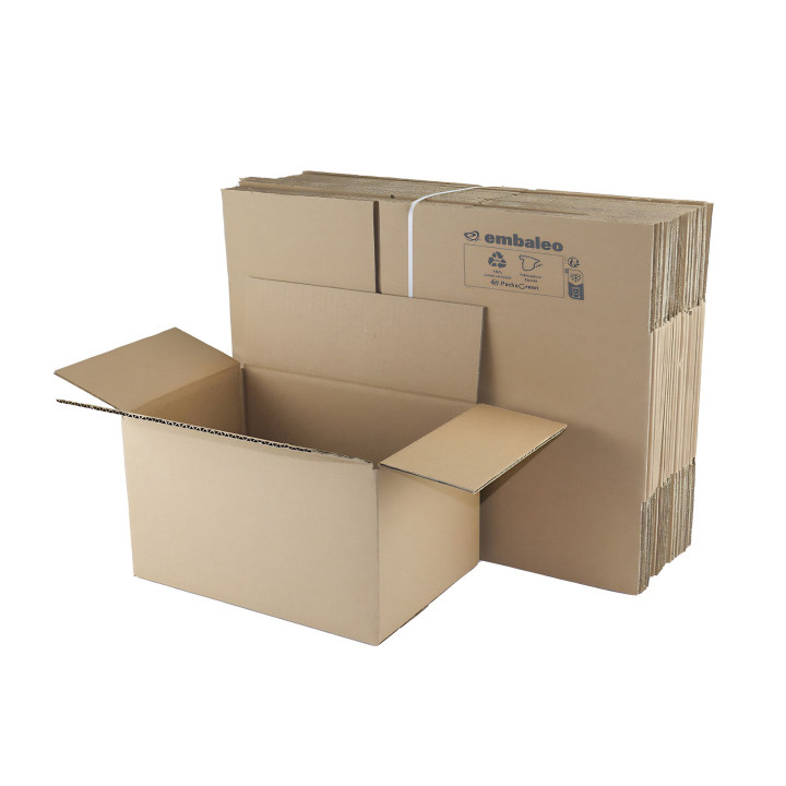 Boite en carton simple cannelure 30x20x17 cm