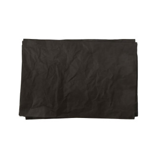 Feuilles de papier de soie noir pour emballage 50x75cm