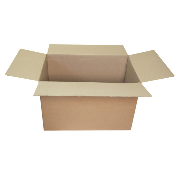 Caisse carton double cannelure 80 x 60 x 40 cm