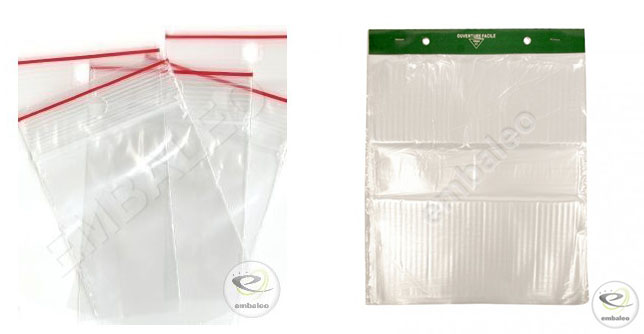 Sachet zip vs Sachet plastique en liasse : stockage de petits